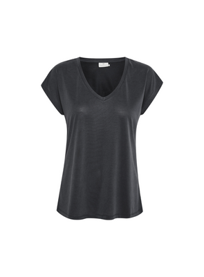 Lise T-Shirt in Washed Black from Kaffe
