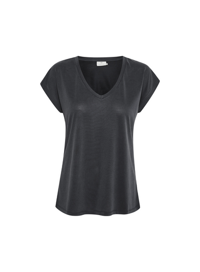 Lise T-Shirt in Washed Black from Kaffe