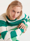 Long Sleeve Jersey in Green/White from Compañia Fantastica