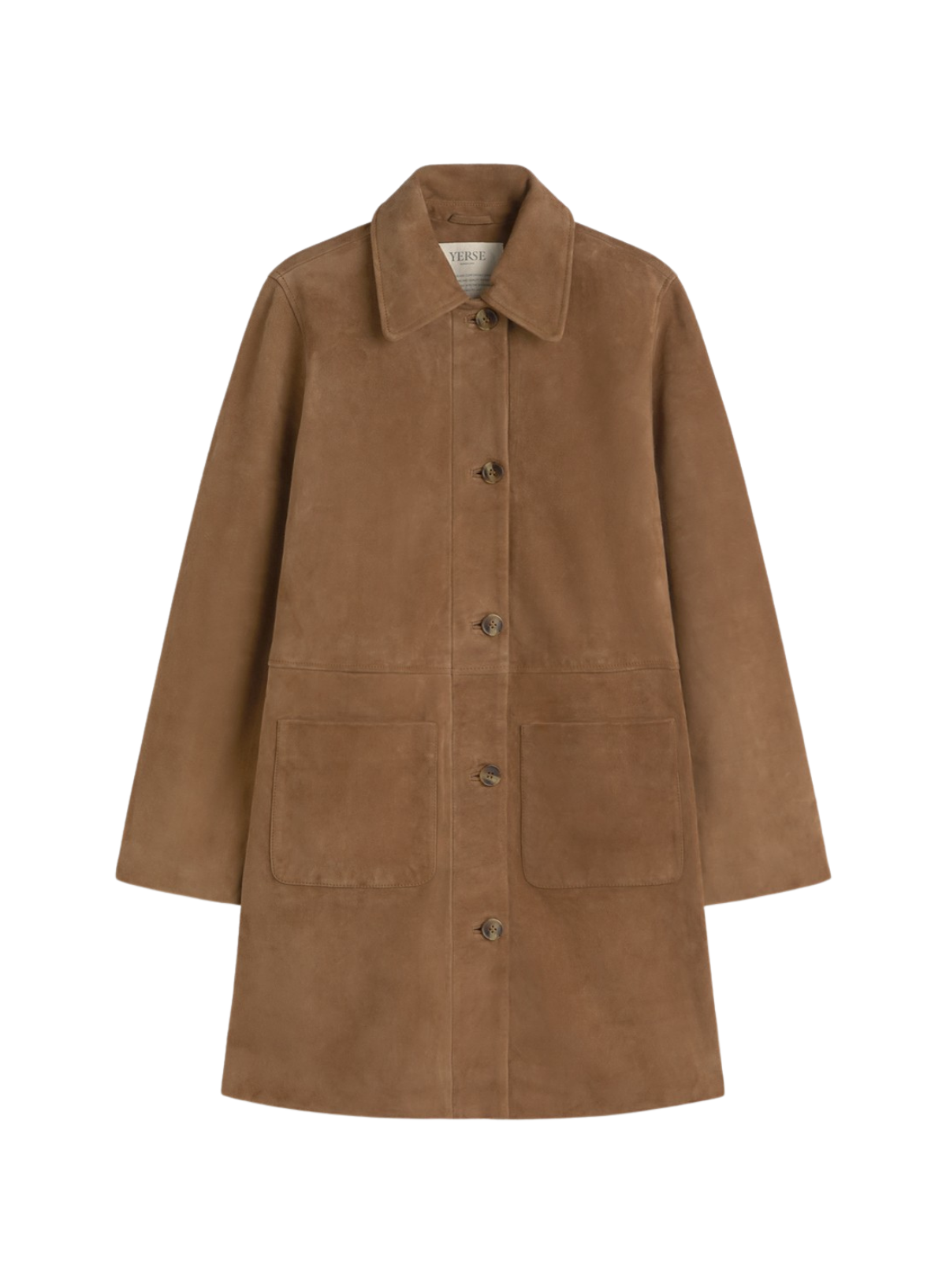 Yerse Kate Suede Jacket in Sand