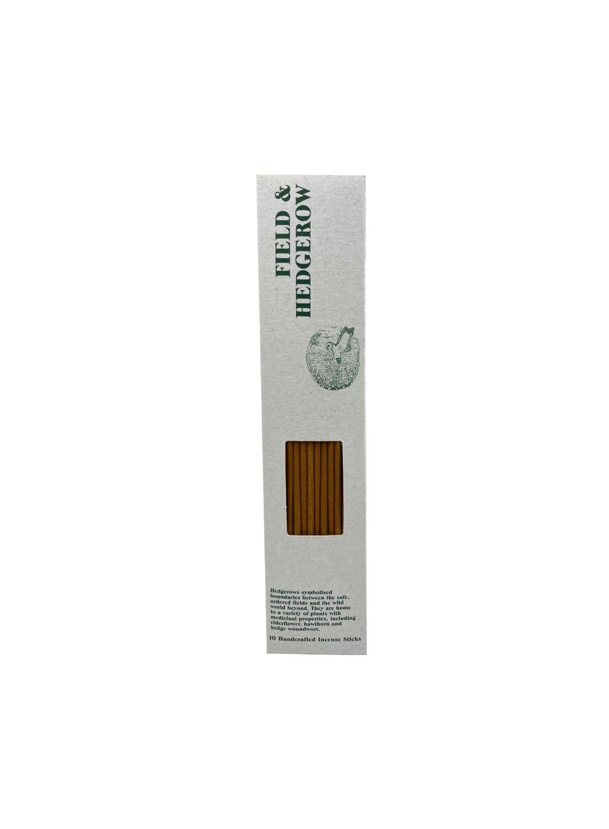 Heaven Scent Green Botanical Pack of 10 Incense Sticks in Field & Hedgerow