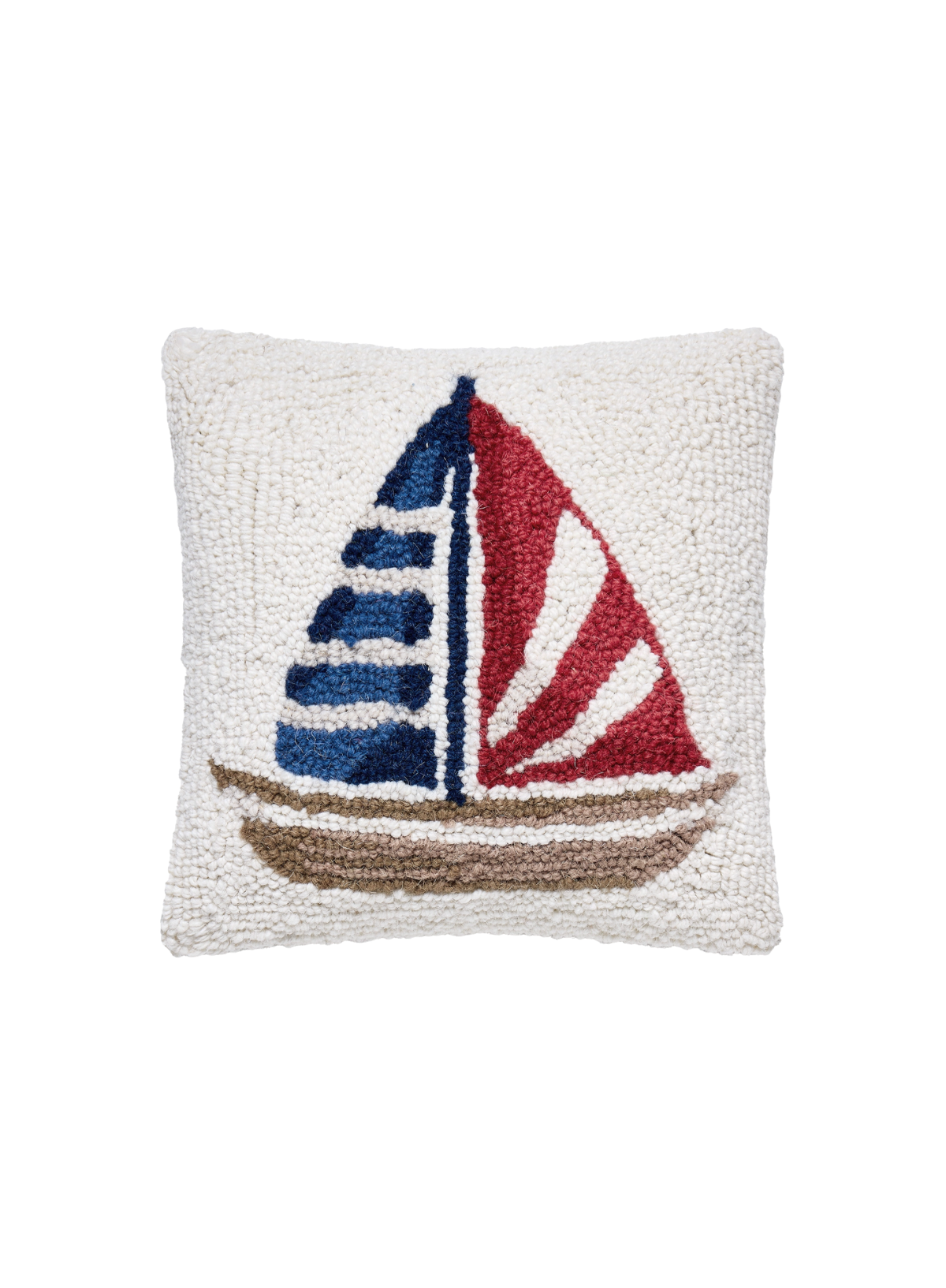 Stripe Sailboat Hook Pillow from Peking Handicraft