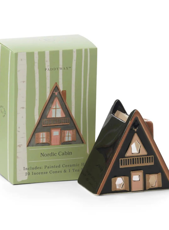 No. 01 Nordic Cabin Incense & Tea Light Holder from Paddywax