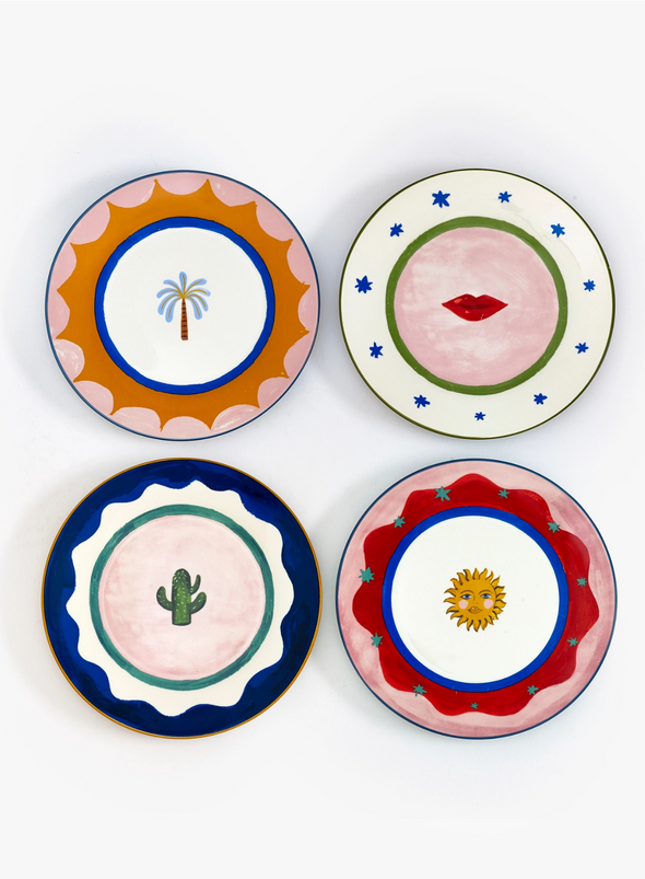 Cake Plate Palm Tree from Eleanor Bowmer