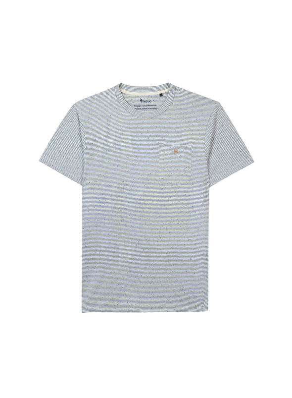 Olonne Cotton T-Shirt in Ecru from Faguo