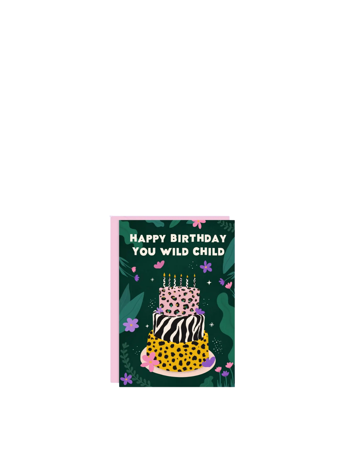 Wild Child Birthday Card from Tikkled Pink