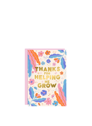 Thanks for Helping Me Grow Card from Tikkled Pink