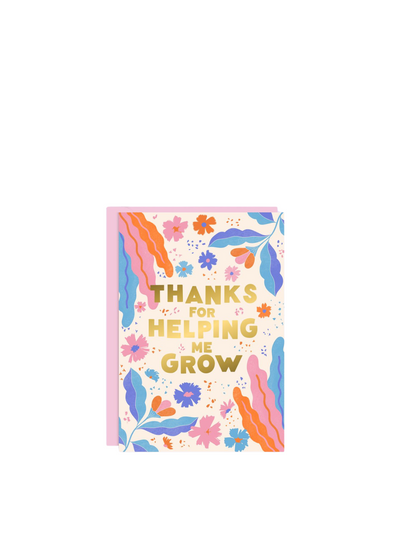 Thanks for Helping Me Grow Card from Tikkled Pink