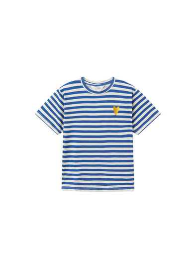 T-Shirt in Navy Blue/White from Compañia Fantastica