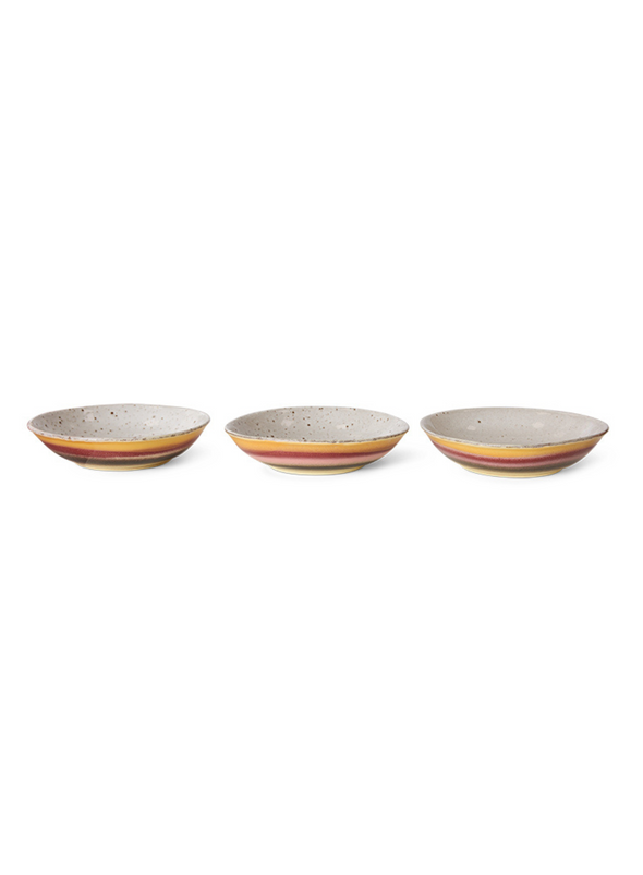 70s Ceramics Curry Bowl in Hibiscus from HK Living