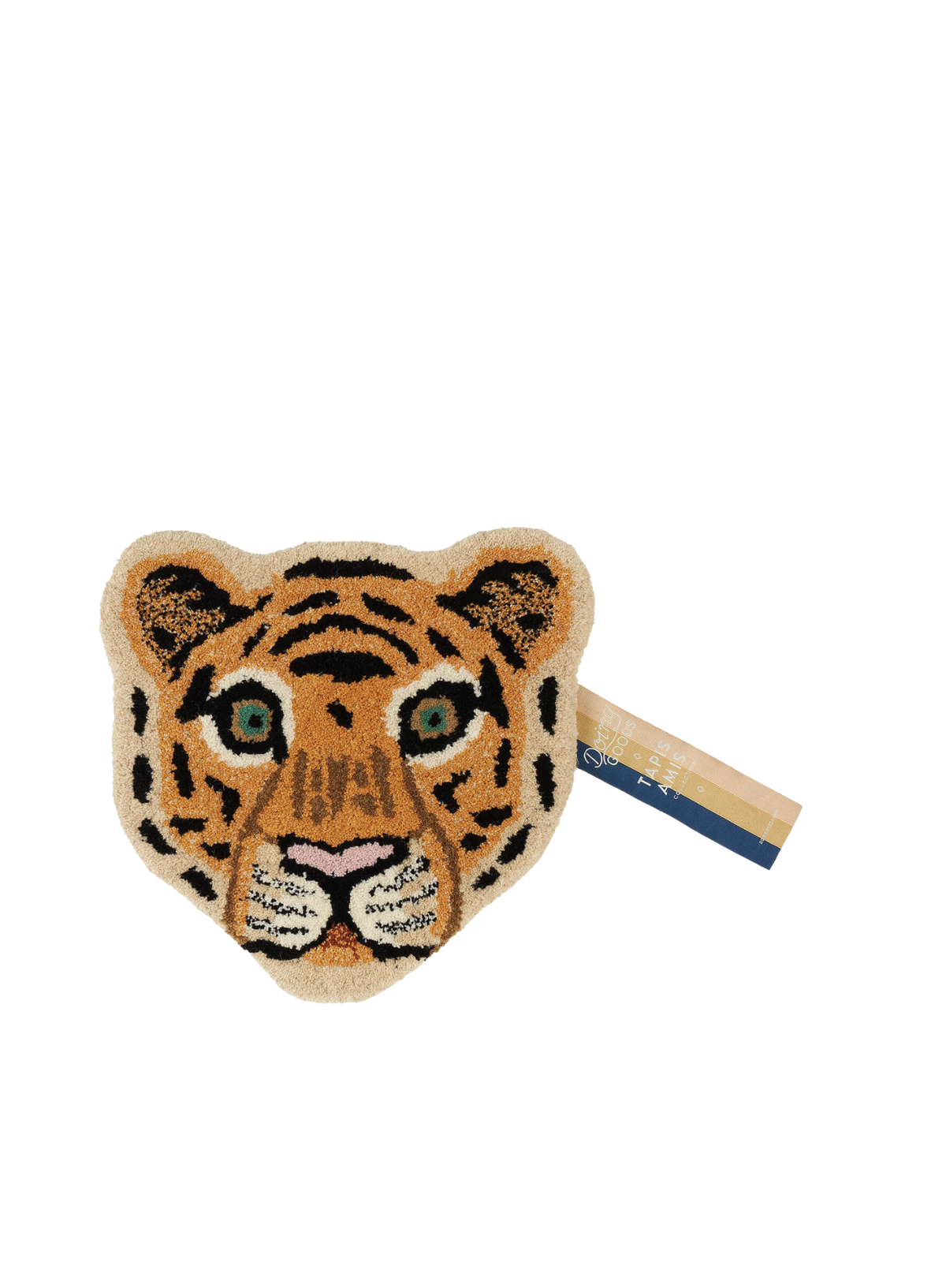 Cloudy Tiger Head Rug from Doing Goods