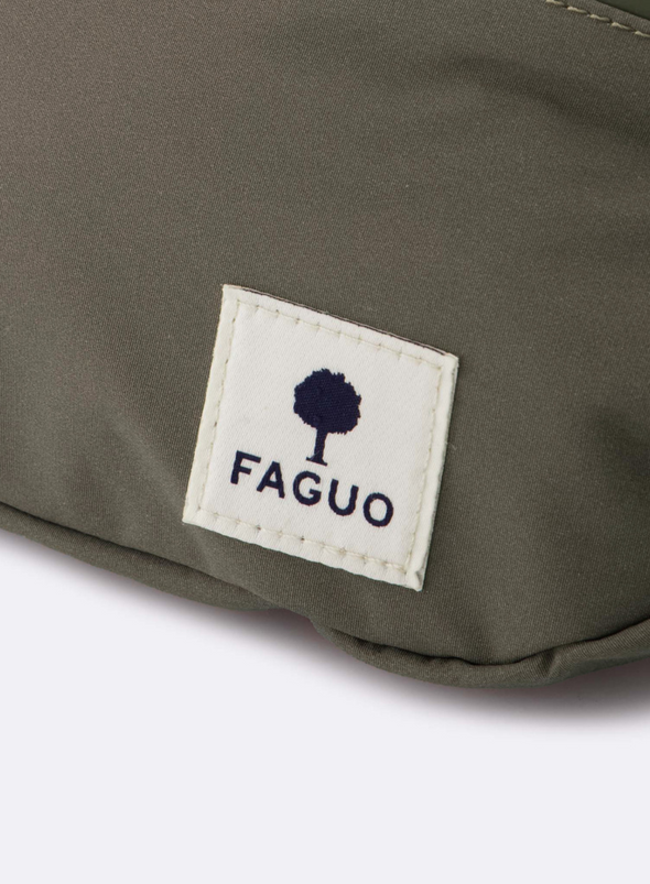 Banane Cambium Synthetic Woven Bag in Brown from Faguo