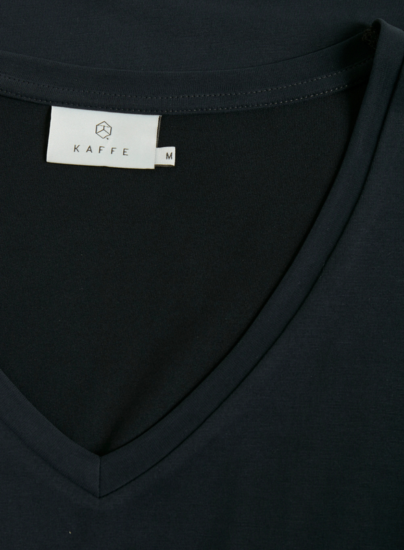Lise T-Shirt in Washed Black from Kaffe