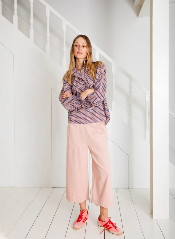 Aida Shirt in Ecru/Brown from Bonté