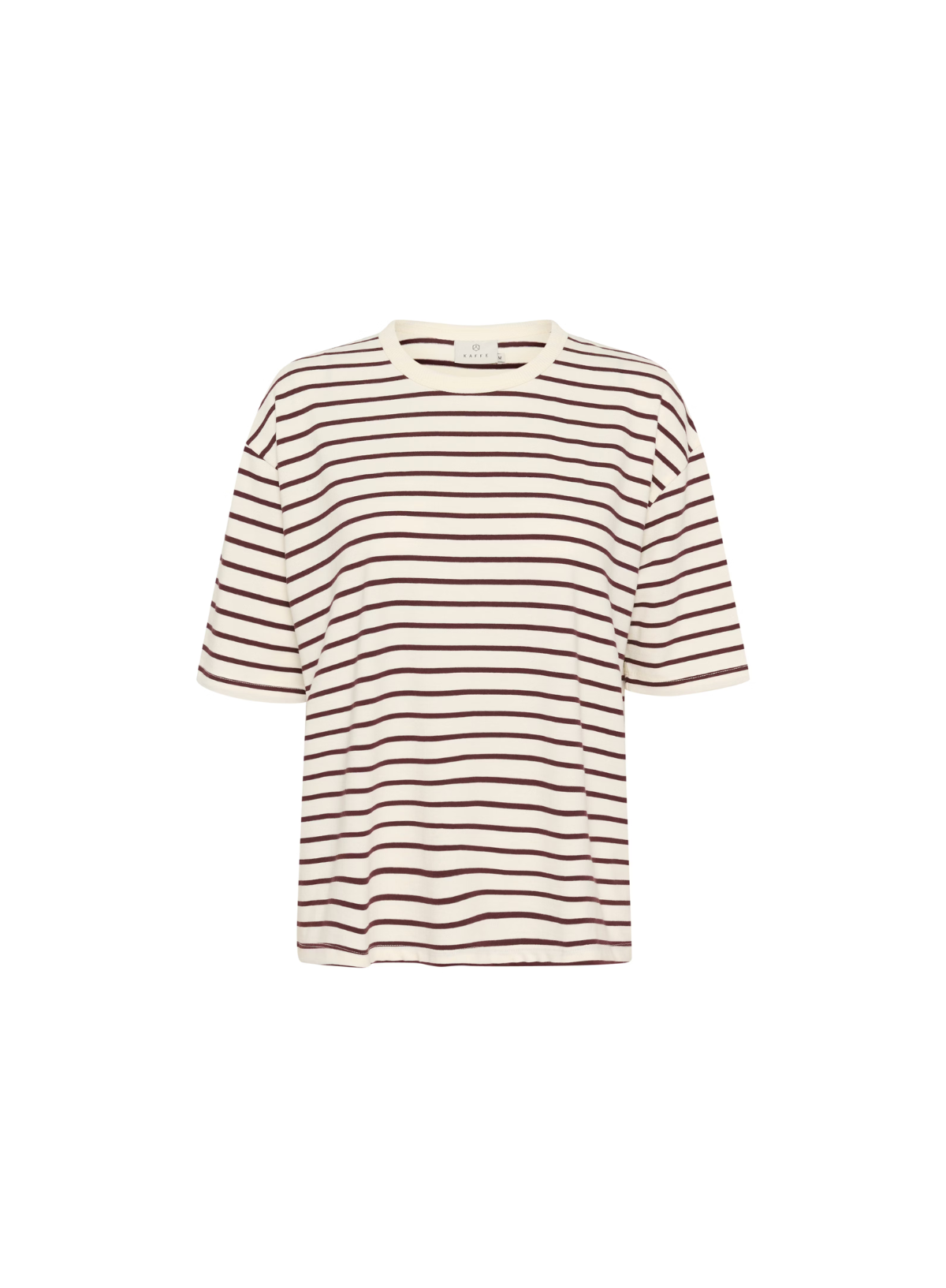 Winny 1/2 Sleeve T-Shirt in Ant.White/Fudge from Kaffe