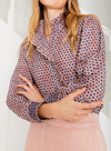 Aida Shirt in Ecru/Brown from Bonté