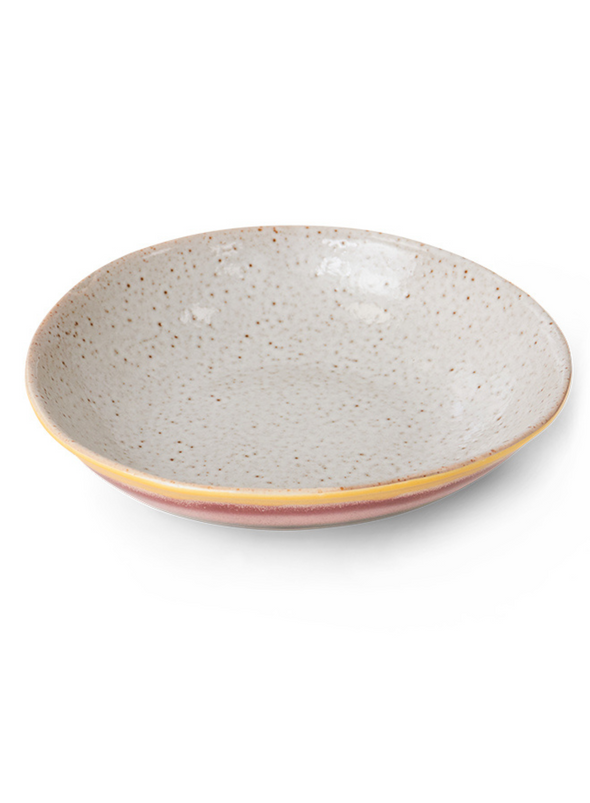 70s Ceramics Curry Bowl in Hibiscus from HK Living