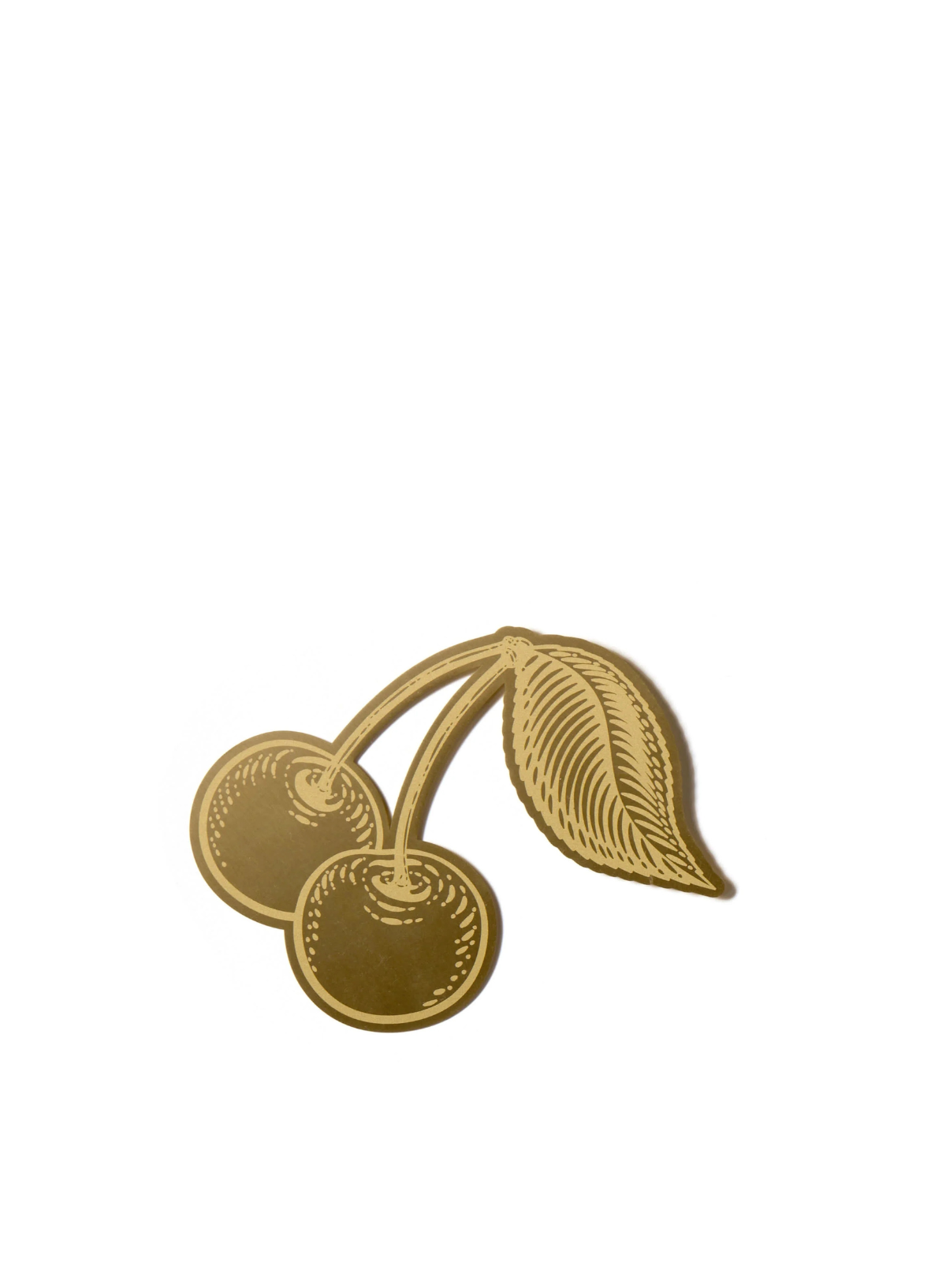 Brass Bookmark Cherries from Designworks Ink