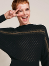 Nadia Knit Top Eighties in Black from King Louie