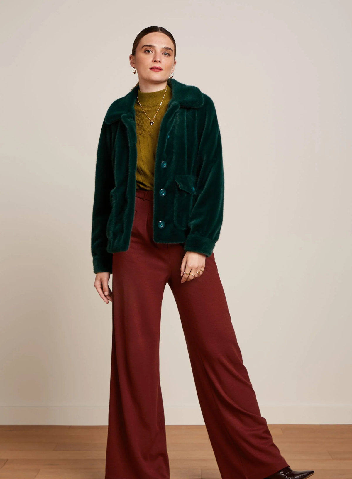 Sylvie Jacket Phoenix in Pine Green from King Louie