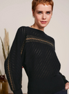 Nadia Knit Top Eighties in Black from King Louie