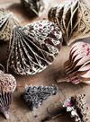 Small Black/white Handmade Paper Honeycomb from Madam Stoltz