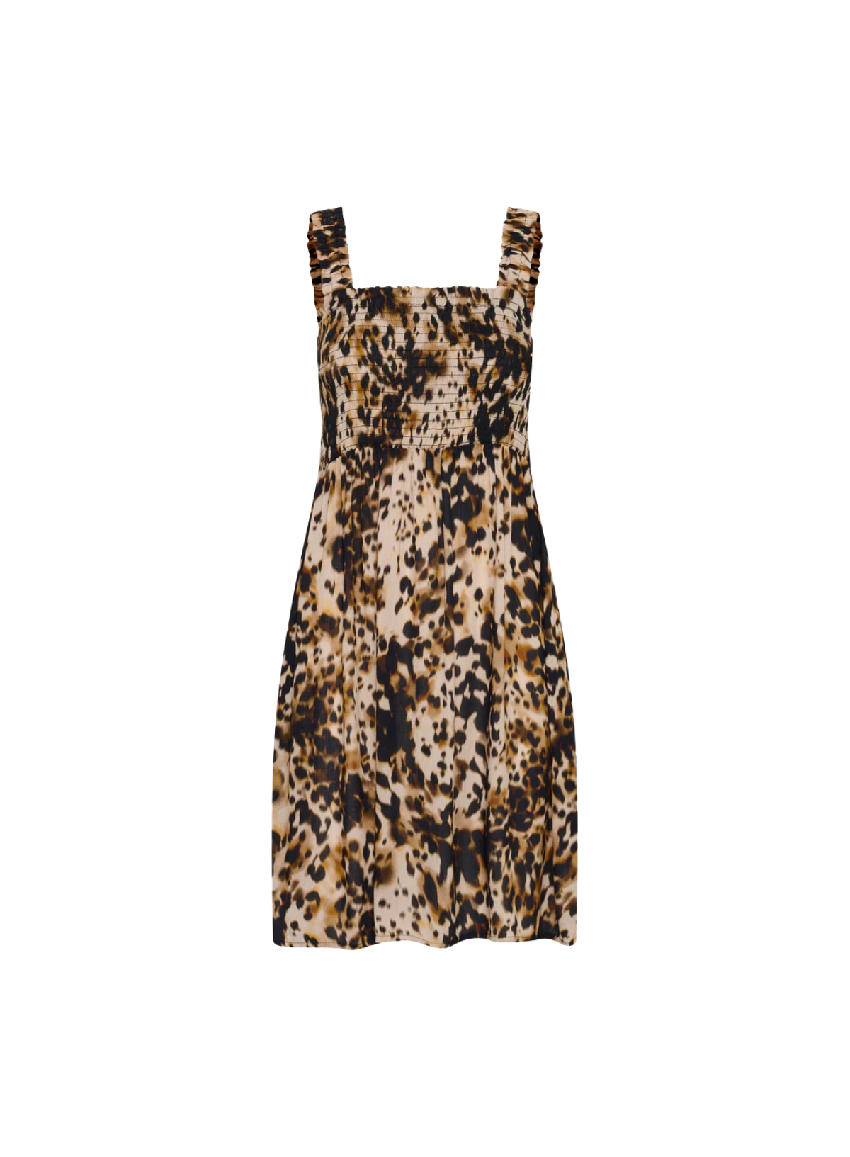 Thora Amber Dress in Leopard Print from Kaffe