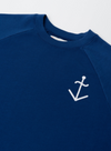 Logo Sweatshirt in Blue/Ecru from La Paz