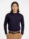 Sergey Roll Neck in Purple Plumeria from Far Afield