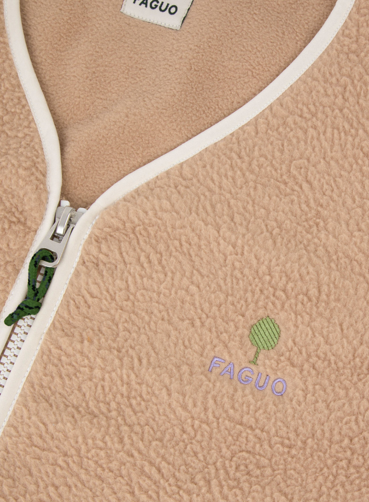 Faguo Teillay Fleece Jacket in Taupe