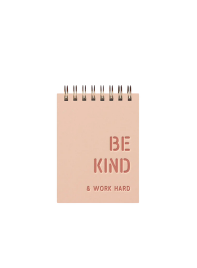 Be Kind Mini Jotter Seashell Cover from Ruff House Print Shop