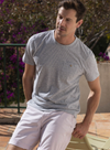 Olonne Cotton T-Shirt in Ecru from Faguo