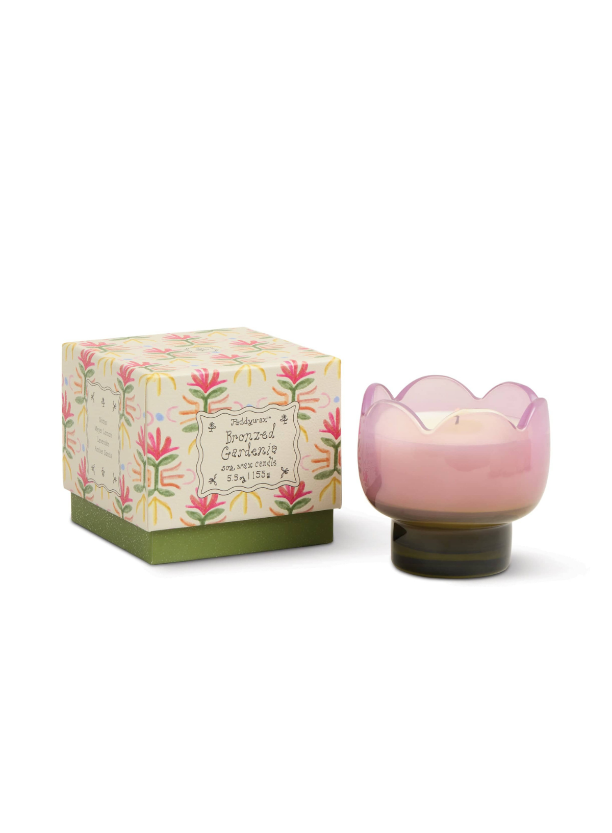 Paddywax Tulip 5.5oz Glass -  Bronzed Gardenia