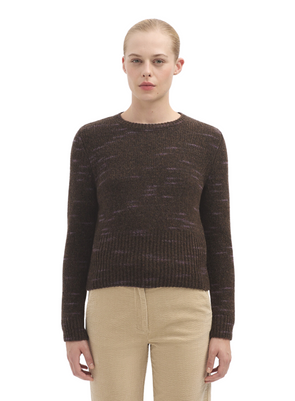 Knitted Bicolor Round Neck Sweater in 323 from Nice Things