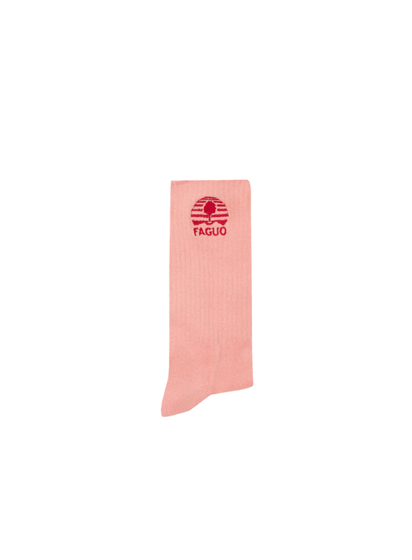 Box of 3 Sport Socks in Pink/Ecru/Green from Faguo