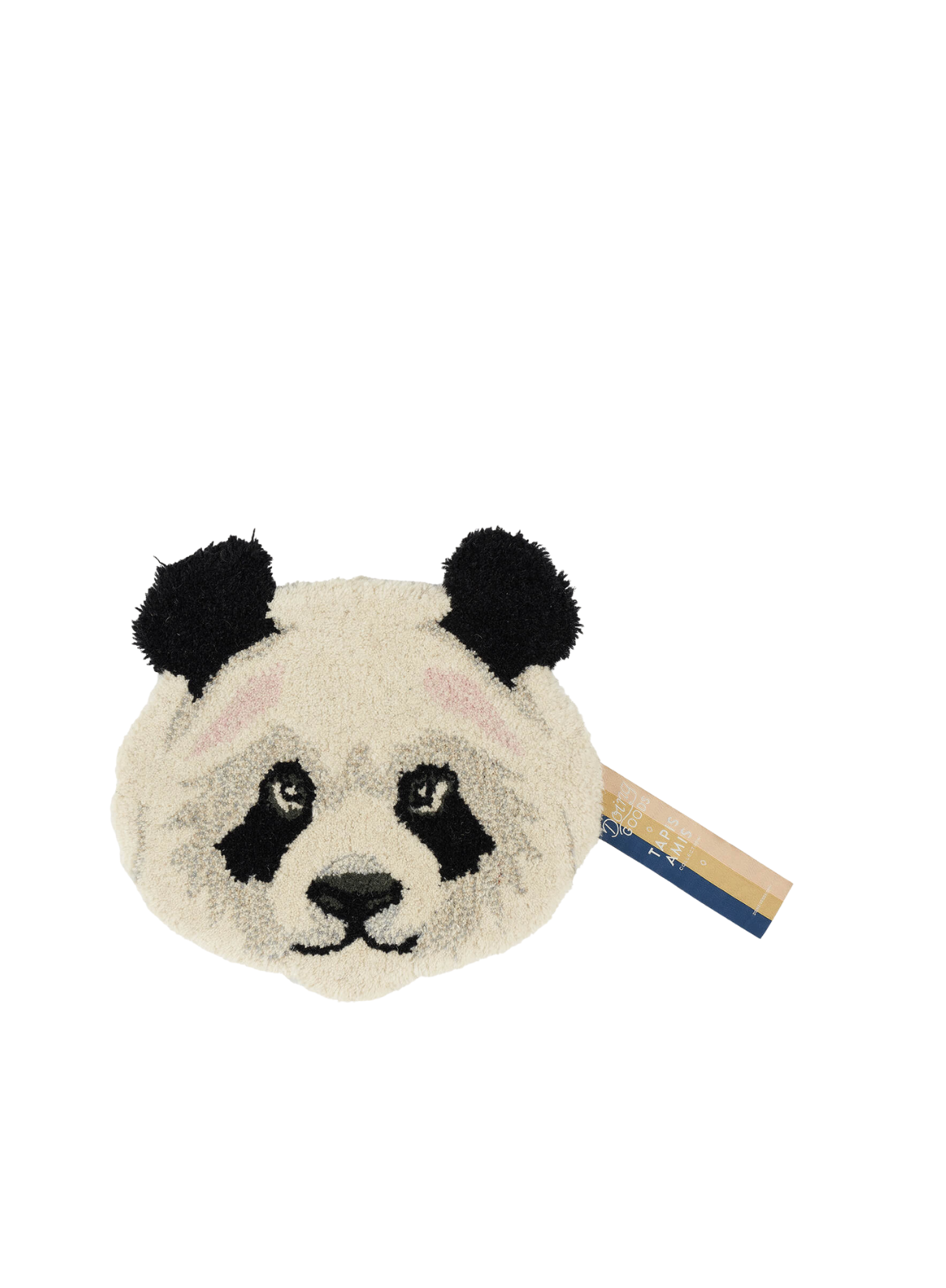 Plumpy Panda Head Rug from Doing Goods