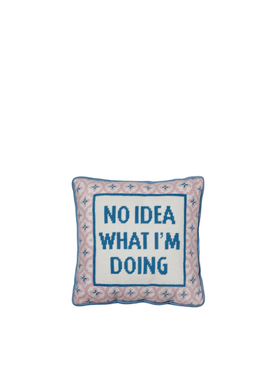 No Idea What I'm Doing Needlepoint Cushion from Peking Handicraft