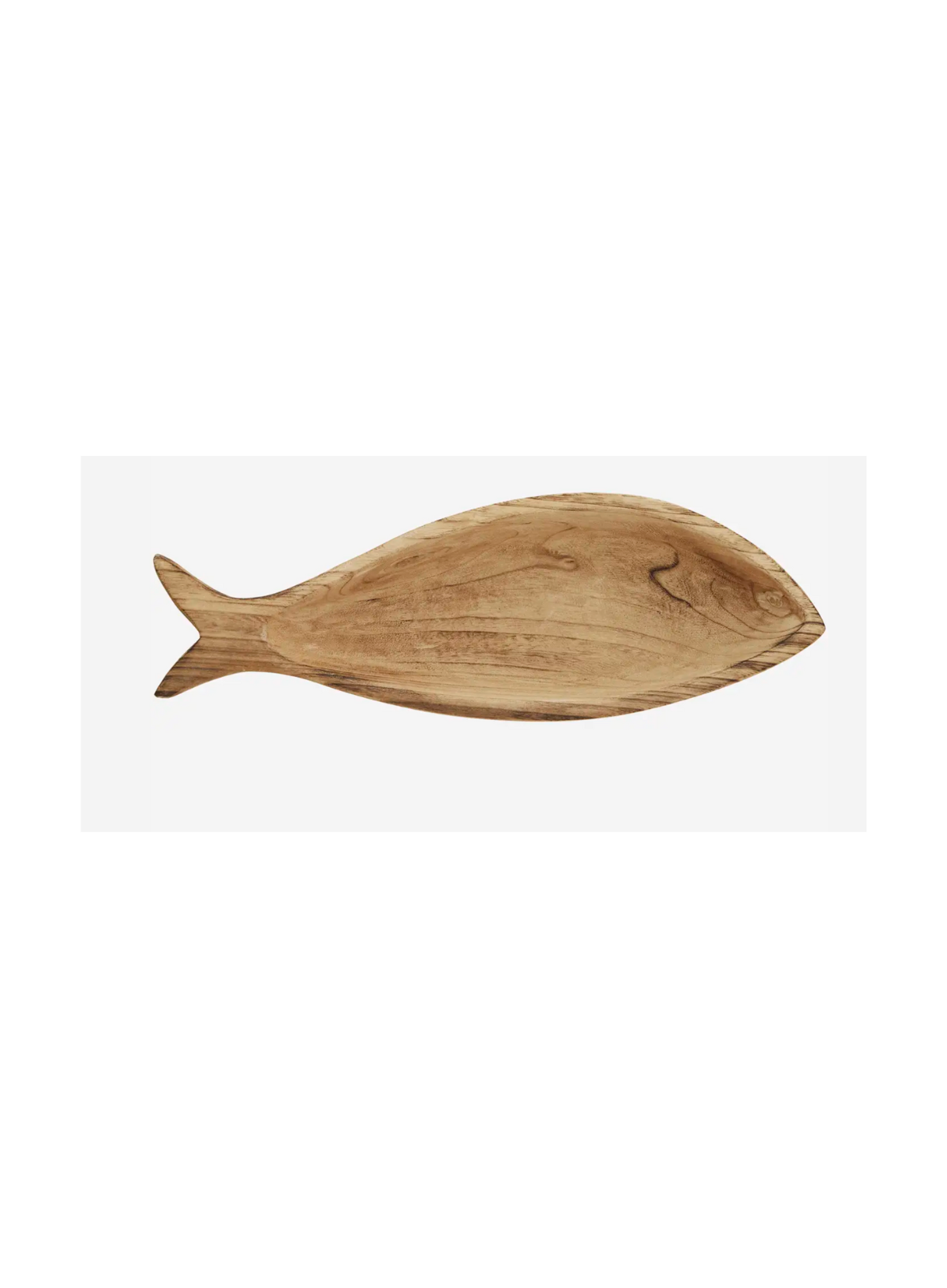 Deep Wooden Fish Tray from Madam Stoltz