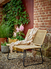 Marmi Brown Recycled Throw from Bloomingville