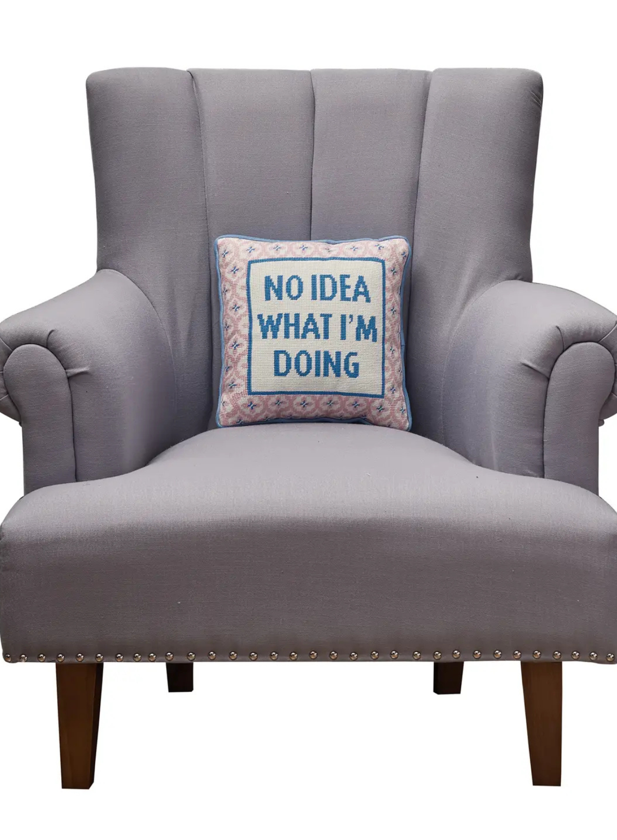 No Idea What I'm Doing Needlepoint Cushion from Peking Handicraft