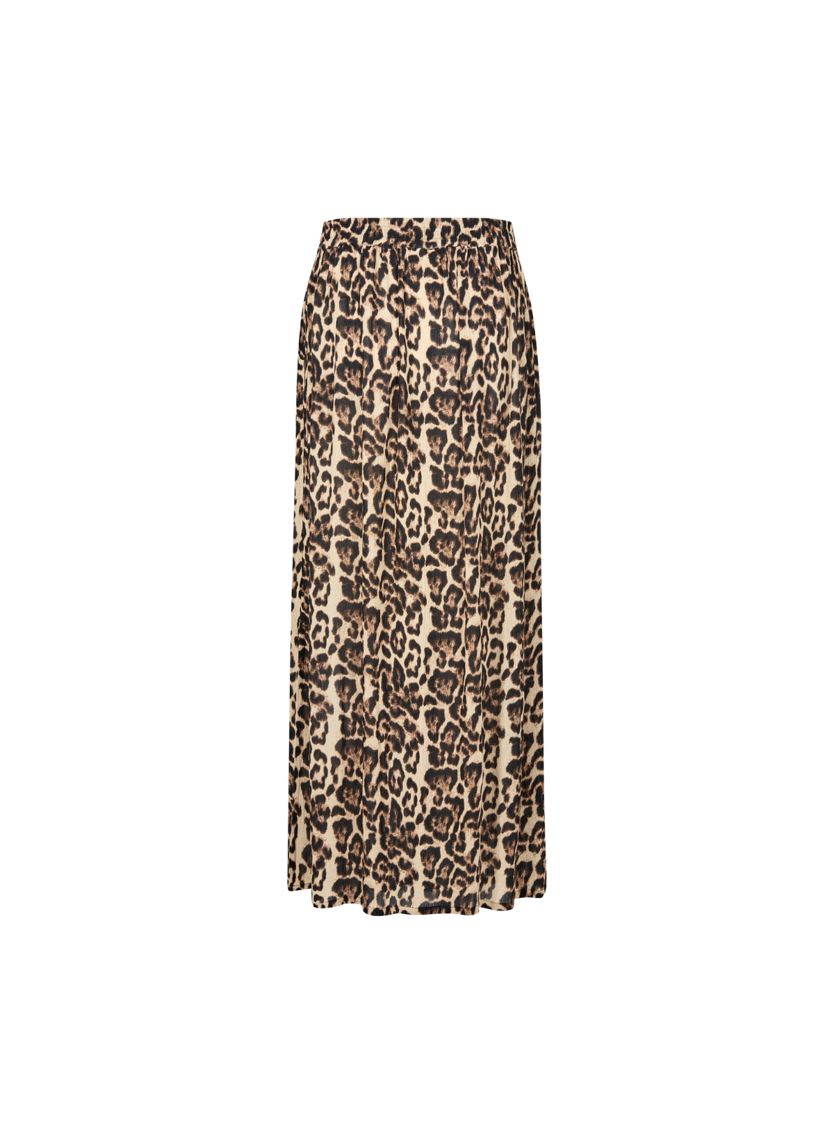 Edita Amber Skirt in Naturel Leopard from Kaffe
