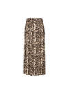 Edita Amber Skirt in Naturel Leopard from Kaffe
