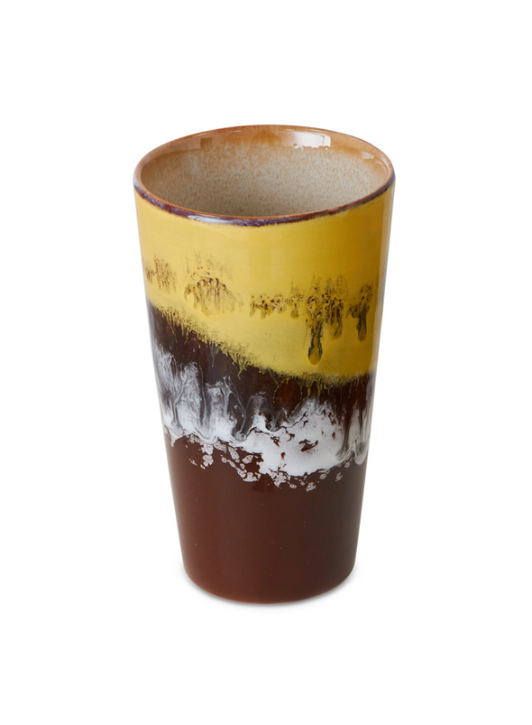70s Ceramics Latte Mug in Creek from HK Living