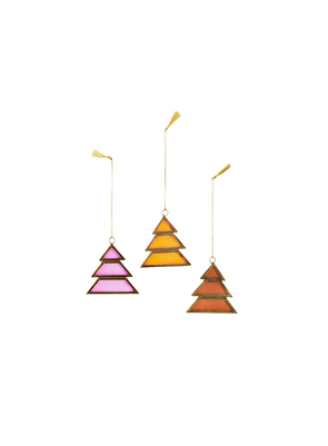 Hanging Glass Coloured Tree from Madam Stoltz