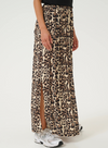 Edita Amber Skirt in Naturel Leopard from Kaffe