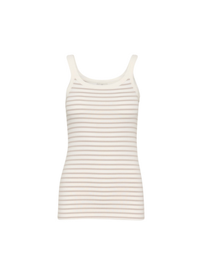 Liddy Tank Top in Feather Grey/Chalk from Kaffe
