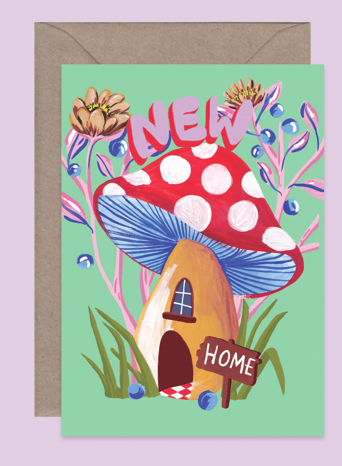 New Home Toadstool Card from Callie Stay Cool