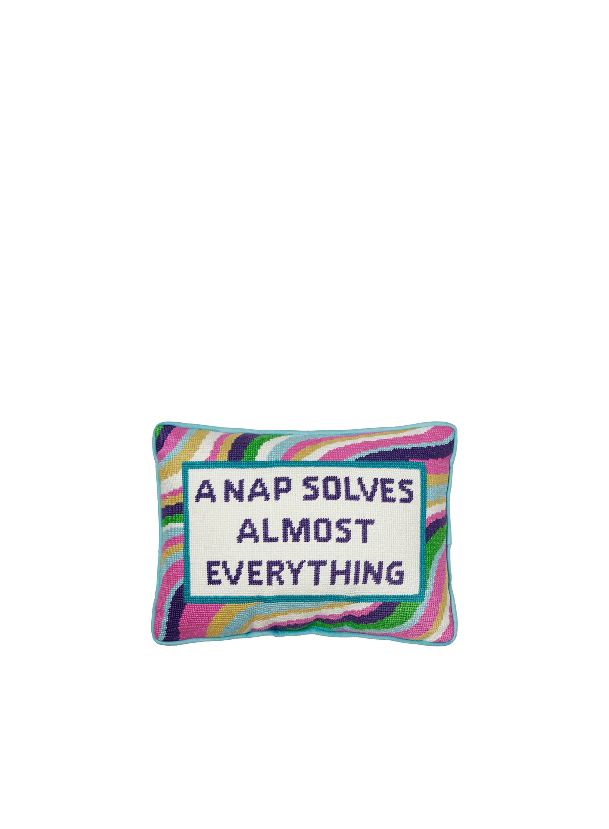 A Nap Solves Almost Everything Needlepoint Cushion from Peking Handicraft
