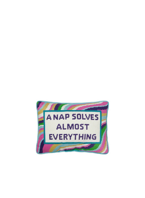 A Nap Solves Almost Everything Needlepoint Cushion from Peking Handicraft