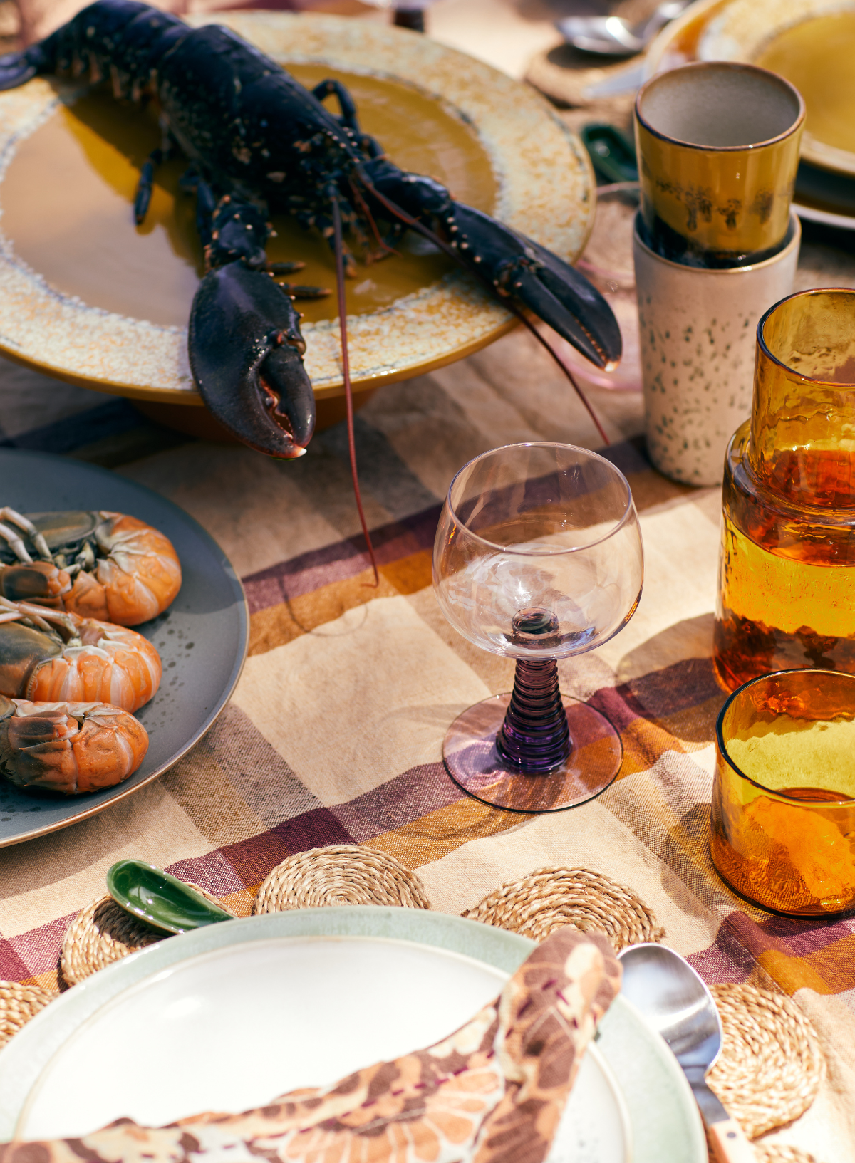 70s Ceramics Latte Mug in Creek from HK Living